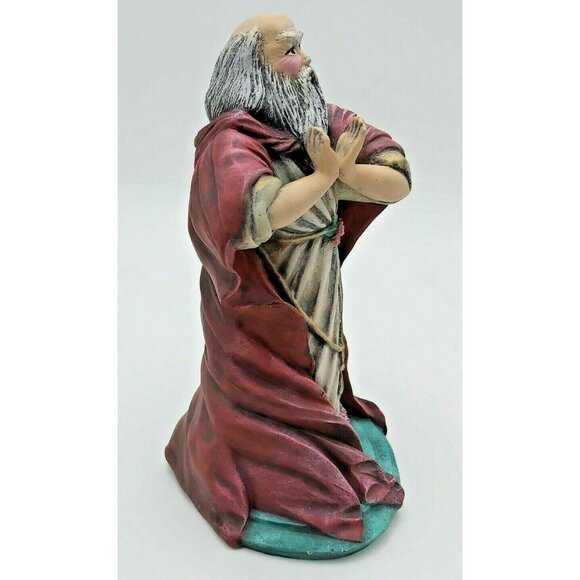 Large Plaster Statue-Moses Parting the Sea -Vintage -10" Tall - Picture 2 of 7